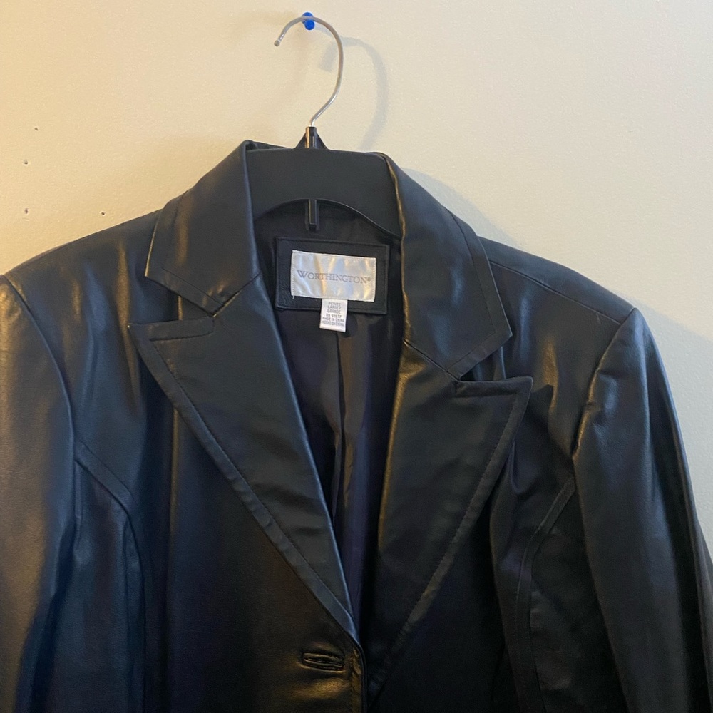 Worthington Authentic Vintage Leather Jacket